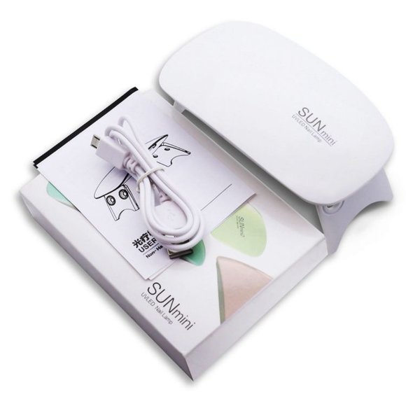 Portable Gel Light Mouse Shape Pocket Size Nail Dryer with USB Cable for All Gel - Picture 2 of 9